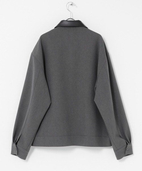 SENSE OF PLACE by URBAN RESEARCH(センスオブプレイスバイアーバンリサーチ)の「FLカラージップブルゾン(ブルゾン・メンズ・グレー/ブラック/ブラウン・MEDIUM/LARGE)」の9枚目の写真