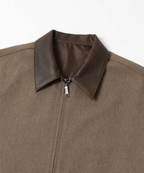 SENSE OF PLACE by URBAN RESEARCH(センスオブプレイスバイアーバンリサーチ)の「FLカラージップブルゾン(ブルゾン・メンズ・グレー/ブラック/ブラウン・MEDIUM/LARGE)」の13枚目の写真