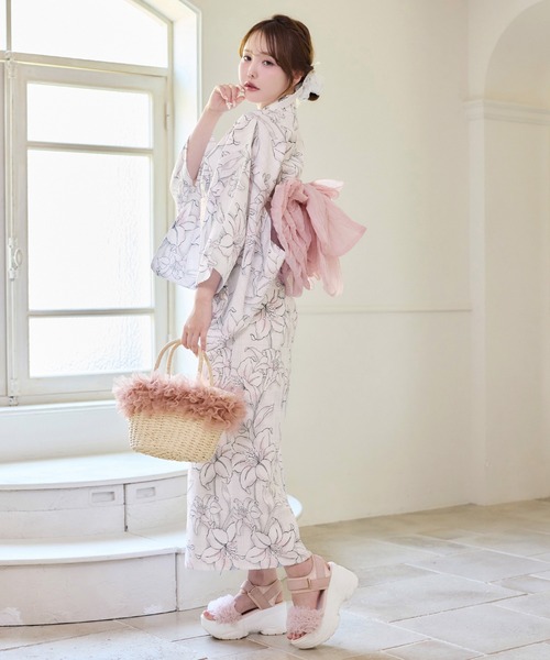 one after another NICE CLAUP(ワンアフターアナザーナイスクラップ)の「【tulle collection】チュールフリルサンダル(サンダル・レディース・ピンク・S/M/L)」の5枚目の写真