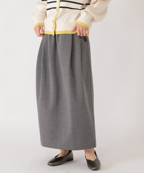 studio CLIP（スタディオクリップ）の「ダンボールコクーンスカート（スカート・レディース・ブラック/チャコール・FREE）」の13枚目の写真