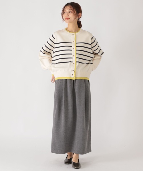 studio CLIP（スタディオクリップ）の「ダンボールコクーンスカート（スカート・レディース・ブラック/チャコール・FREE）」の15枚目の写真