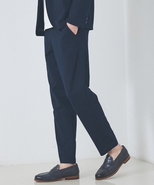 ABAHOUSE GRAY（アバハウスグレイ）の「【SMART CLOSET】接触冷感 カットメッシュ スラックス / セットアップ対応（スラックス・メンズ・ブラック/ネイビー・46/44/50/48）」の2枚目の写真