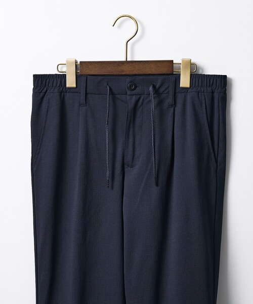 ABAHOUSE GRAY（アバハウスグレイ）の「【SMART CLOSET】接触冷感 カットメッシュ スラックス / セットアップ対応（スラックス・メンズ・ブラック/ネイビー・46/44/50/48）」の7枚目の写真