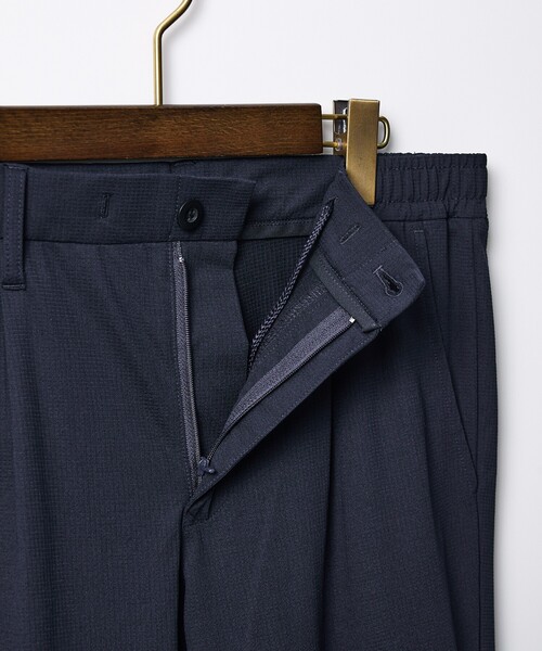 ABAHOUSE GRAY（アバハウスグレイ）の「【SMART CLOSET】接触冷感 カットメッシュ スラックス / セットアップ対応（スラックス・メンズ・ブラック/ネイビー・46/44/50/48）」の13枚目の写真