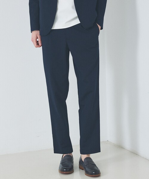 ABAHOUSE GRAY（アバハウスグレイ）の「【SMART CLOSET】接触冷感 カットメッシュ スラックス / セットアップ対応（スラックス・メンズ・ブラック/ネイビー・46/44/50/48）」の16枚目の写真