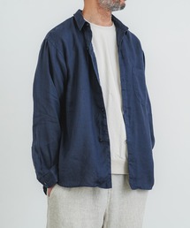 quadro | 60リネン1ループボタンレギュラーシャツ(シャツ/ブラウス)