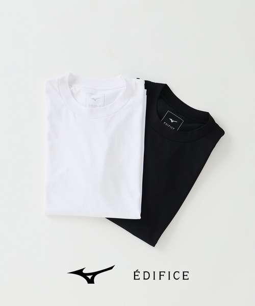 MIZUNO（ミズノ　）の「MIZUNO(ミズノ) 別注 DYNAMOTION 2パック Tシャツ（Tシャツ/カットソー・メンズ・ブラック/ホワイト/ホワイト系その他・LARGE/MEDIUM/SMALL）」の2枚目の写真