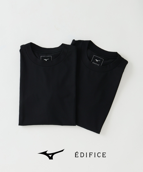 MIZUNO（ミズノ　）の「MIZUNO(ミズノ) 別注 DYNAMOTION 2パック Tシャツ（Tシャツ/カットソー・メンズ・ブラック/ホワイト/ホワイト系その他・LARGE/MEDIUM/SMALL）」の3枚目の写真