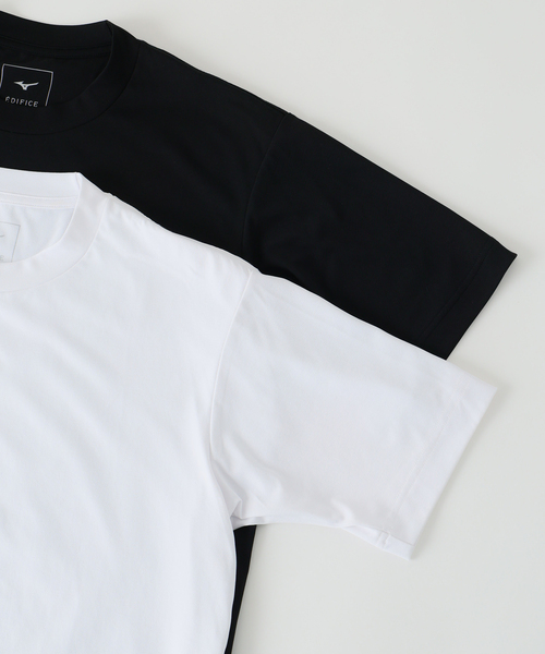 MIZUNO（ミズノ　）の「MIZUNO(ミズノ) 別注 DYNAMOTION 2パック Tシャツ（Tシャツ/カットソー・メンズ・ブラック/ホワイト/ホワイト系その他・LARGE/MEDIUM/SMALL）」の11枚目の写真