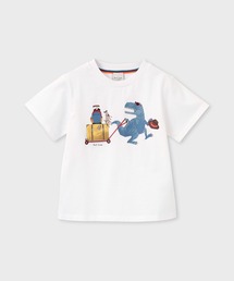Paul Smith JUNIOR（ポールスミスジュニア）の「ボーイズ ダイナソーバケーション ギミック Tシャツ / 893196 3561207（Tシャツ/カットソー）」