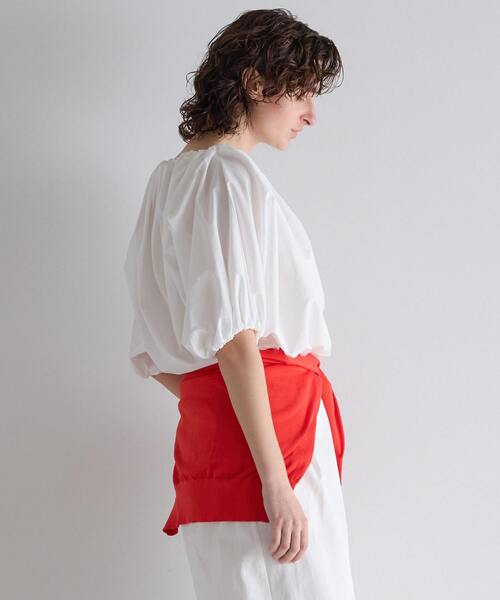 martinique（マルティニーク）の「ギャザーバルーンプルオーバー（シャツ/ブラウス・レディース・ホワイト・FREE）」の2枚目の写真