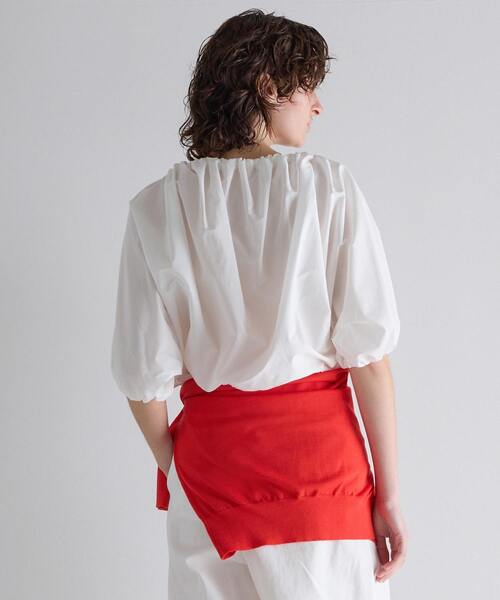 martinique（マルティニーク）の「ギャザーバルーンプルオーバー（シャツ/ブラウス・レディース・ホワイト・FREE）」の3枚目の写真