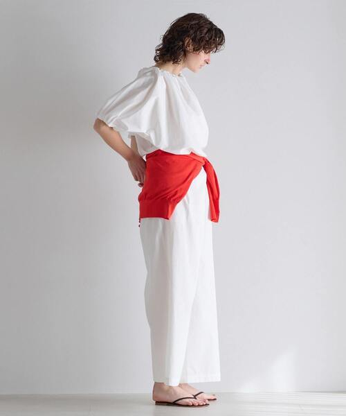 martinique（マルティニーク）の「ギャザーバルーンプルオーバー（シャツ/ブラウス・レディース・ホワイト・FREE）」の5枚目の写真