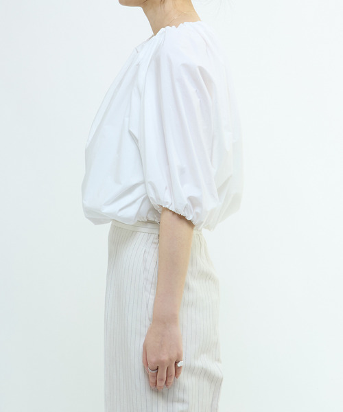 martinique（マルティニーク）の「ギャザーバルーンプルオーバー（シャツ/ブラウス・レディース・ホワイト・FREE）」の8枚目の写真