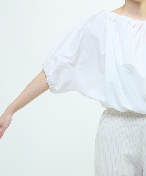 martinique（マルティニーク）の「ギャザーバルーンプルオーバー（シャツ/ブラウス・レディース・ホワイト・FREE）」の9枚目の写真