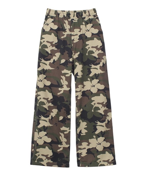 X-girl（エックスガール）の「FADED FACE LABEL EASY PANTS（その他パンツ・レディース・ブラック/カモフラージュ/ベージュ・S/M）」の19枚目の写真