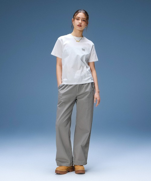 X-girl（エックスガール）の「FADED FACE LABEL EASY PANTS（その他パンツ・レディース・ブラック/カモフラージュ/ベージュ・S/M）」の5枚目の写真