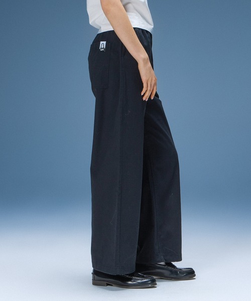 X-girl（エックスガール）の「FADED FACE LABEL EASY PANTS（その他パンツ・レディース・ブラック/カモフラージュ/ベージュ・S/M）」の8枚目の写真