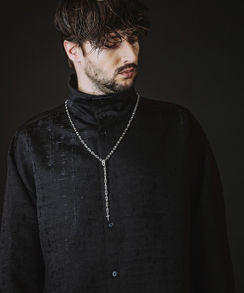 NO ID.（ノーアイディ）の「an2077-ﾘﾝｸﾁｪｰﾝﾛｻﾞﾘｵ ネックレス(858170-428A)（ネックレス・メンズ・シルバー・ONE SIZE）」の3枚目の写真