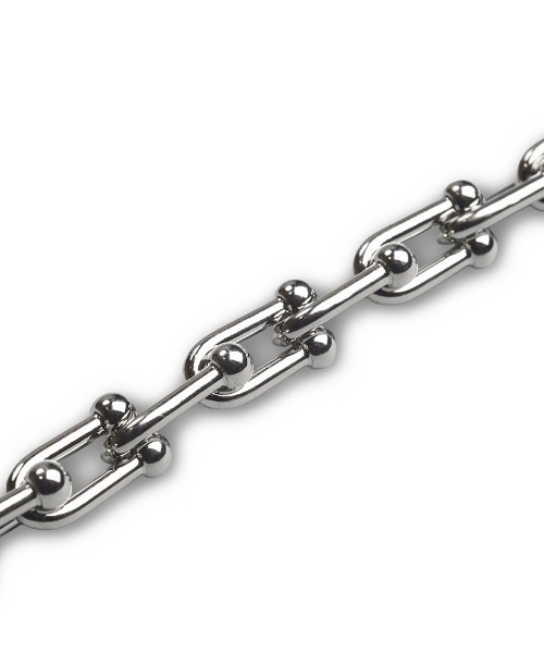 NO ID.（ノーアイディ）の「an2077-ﾘﾝｸﾁｪｰﾝﾛｻﾞﾘｵ ネックレス(858170-428A)（ネックレス・メンズ・シルバー・ONE SIZE）」の12枚目の写真