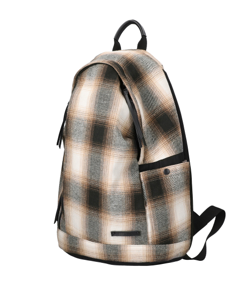 SSRL(シエスタ ロイヤル レーベル)の「Pill Daypack / Brown Check(バックパック/リュック・レディース・その他・FREE)」の3枚目の写真
