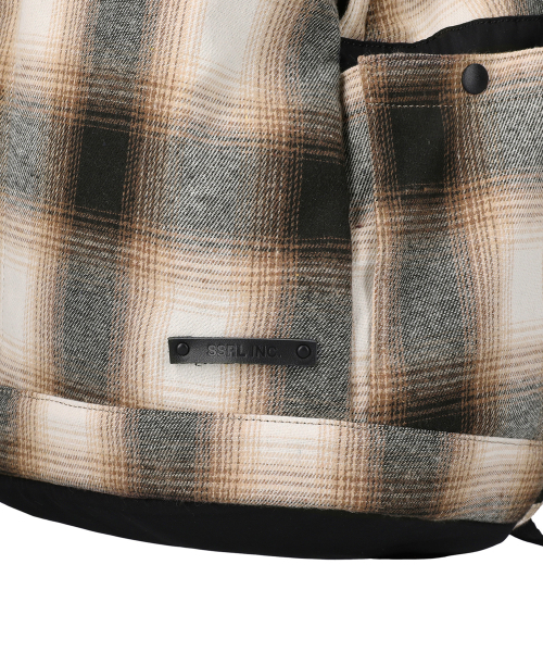 SSRL(シエスタ ロイヤル レーベル)の「Pill Daypack / Brown Check(バックパック/リュック・レディース・その他・FREE)」の8枚目の写真