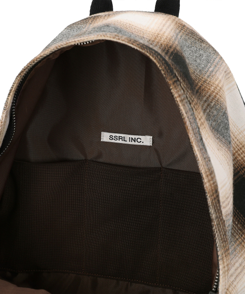 SSRL(シエスタ ロイヤル レーベル)の「Pill Daypack / Brown Check(バックパック/リュック・レディース・その他・FREE)」の15枚目の写真