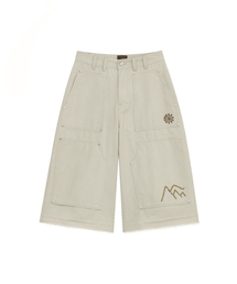 CARPENTER BERMUDA SHORTS [IVORY]