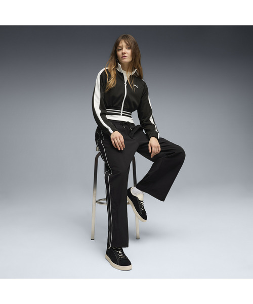 PUMA(プーマ)の「PUMA プーマ ウィメンズ T7 パイピング リラックスド ウーブン トラックパン(その他パンツ・レディース・ブラウン系その他4/ブラック・X-LARGE/LARGE/SMALL/MEDIUM)」の5枚目の写真