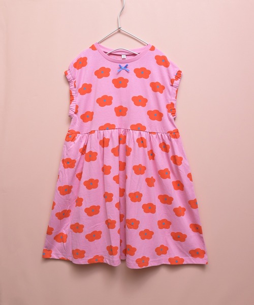 MARKEY'S(マーキーズ)の「OKINIIRIワンピース(ワンピース・キッズ・ピンク/ラベンダー/ライトブルー/レッド・100/90/80/150/140/130/120/110)」の5枚目の写真