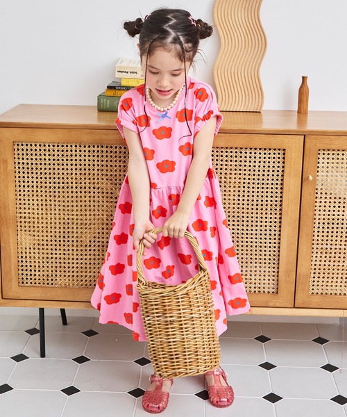 MARKEY'S(マーキーズ)の「OKINIIRIワンピース(ワンピース・キッズ・ピンク/ラベンダー/ライトブルー/レッド・100/90/80/150/140/130/120/110)」の8枚目の写真