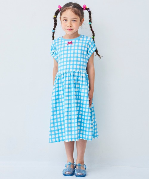 MARKEY'S(マーキーズ)の「OKINIIRIワンピース(ワンピース・キッズ・ピンク/ラベンダー/ライトブルー/レッド・100/90/80/150/140/130/120/110)」の12枚目の写真