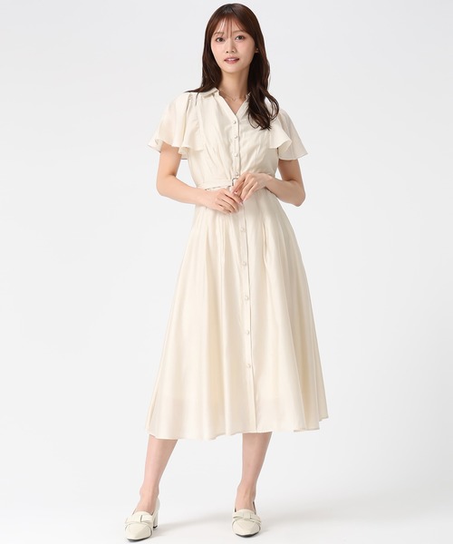 MISCH MASCH(ミッシュマッシュ)の「2026春夏新作 ケープフレア袖シャツワンピース(シャツワンピース・レディース・ブルー/ベージュ/ネイビー/ピンク・S/M)」の17枚目の写真