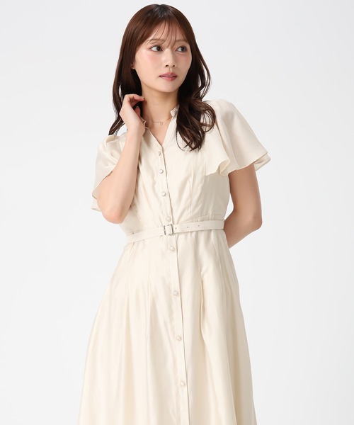 MISCH MASCH(ミッシュマッシュ)の「2026春夏新作 ケープフレア袖シャツワンピース(シャツワンピース・レディース・ブルー/ベージュ/ネイビー/ピンク・S/M)」の18枚目の写真