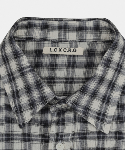 LETTERCOMO(レテルコモ)の「エイプレイ パステルチェックシャツ ブラック(シャツ/ブラウス・レディース・その他・MEDIUM/LARGE)」の4枚目の写真