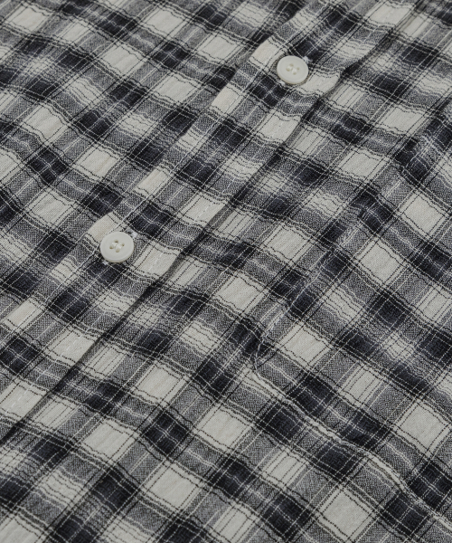 LETTERCOMO(レテルコモ)の「エイプレイ パステルチェックシャツ ブラック(シャツ/ブラウス・レディース・その他・MEDIUM/LARGE)」の5枚目の写真