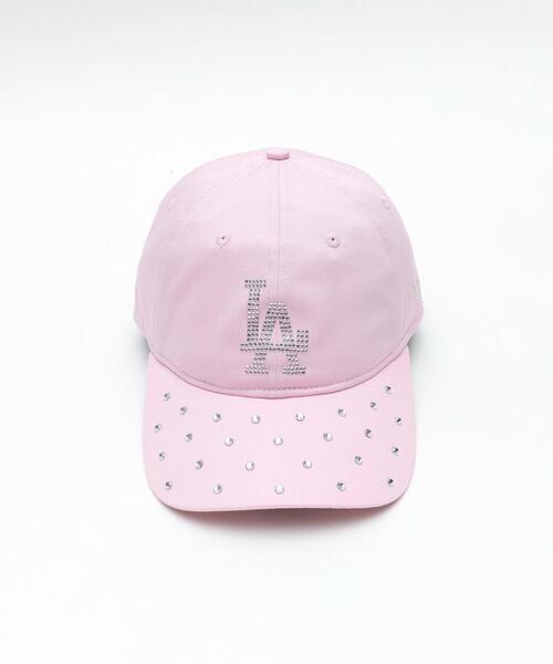 NEW ERA（ニューエラ）の「∴WEGO/【WEGO限定デザイン】別注NEWERA　940　linestone（キャップ・レディース・その他1/ブラック/ピンク・FREE）」の9枚目の写真