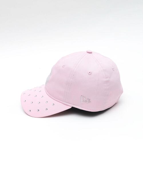 NEW ERA（ニューエラ）の「∴WEGO/【WEGO限定デザイン】別注NEWERA　940　linestone（キャップ・レディース・その他1/ブラック/ピンク・FREE）」の4枚目の写真