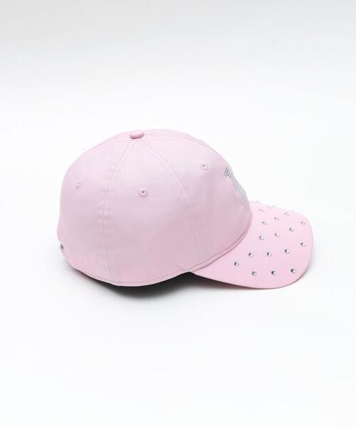 NEW ERA（ニューエラ）の「∴WEGO/【WEGO限定デザイン】別注NEWERA　940　linestone（キャップ・レディース・その他1/ブラック/ピンク・FREE）」の5枚目の写真