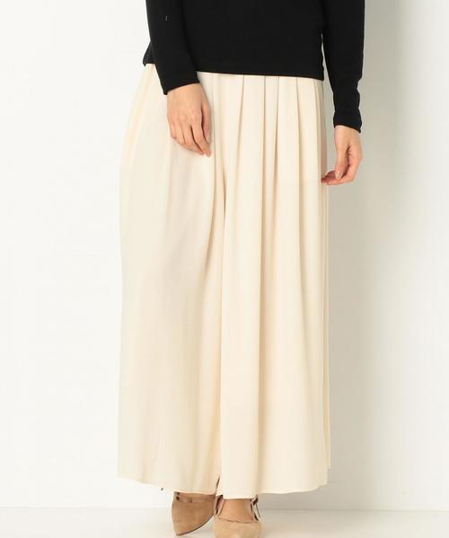 Another Edition（アナザーエディション）の「エアリータックパンツ/AEMFC AIRY TUCK◆（その他パンツ・レディース・オフホワイト/ブラック・FREE）」の11枚目の写真