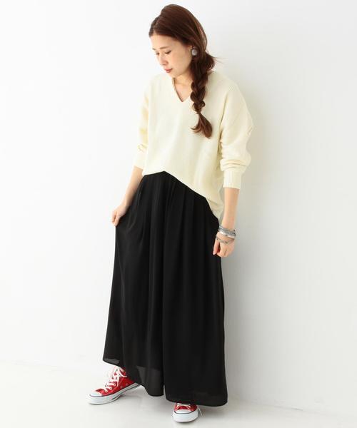 Another Edition（アナザーエディション）の「エアリータックパンツ/AEMFC AIRY TUCK◆（その他パンツ・レディース・オフホワイト/ブラック・FREE）」の12枚目の写真