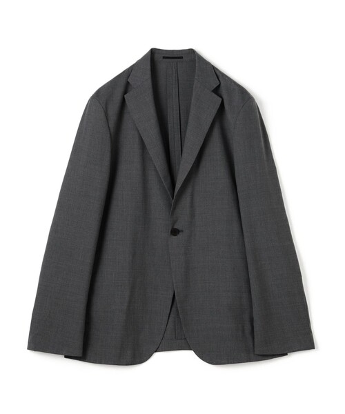 EDITION(エディション)の「Super140’sトロピカルウール ジャケット(テーラードジャケット・メンズ・ブラック/チャコールグレー・S/M/L)」の1枚目の写真