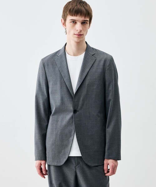 EDITION(エディション)の「Super140’sトロピカルウール ジャケット(テーラードジャケット・メンズ・ブラック/チャコールグレー・S/M/L)」の5枚目の写真