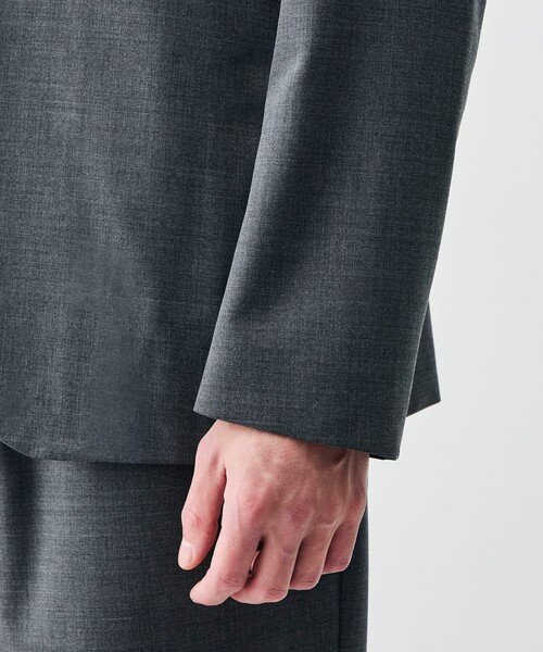 EDITION(エディション)の「Super140’sトロピカルウール ジャケット(テーラードジャケット・メンズ・ブラック/チャコールグレー・S/M/L)」の11枚目の写真