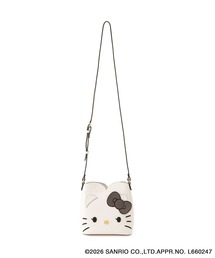 【HELLO KITTY×VIS】ダブルフェイスハートカットミニショルダーバッグ