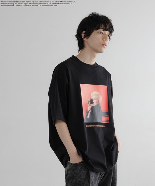LOWRYS FARM(ローリーズファーム)の「【LFM(U)】MarilynMonroeTSS 655814(Tシャツ/カットソー・メンズ・ホワイト/ブラック/ホワイト系その他/ホワイト系その他2・MEDIUM/LARGE)」の10枚目の写真