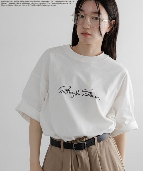 LOWRYS FARM(ローリーズファーム)の「【LFM(U)】MarilynMonroeTSS 655814(Tシャツ/カットソー・メンズ・ホワイト/ブラック/ホワイト系その他/ホワイト系その他2・MEDIUM/LARGE)」の16枚目の写真