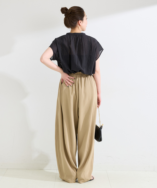 B.C STOCK（ベーセーストック）の「手洗い可 / ピンタックレースブラウス（シャツ/ブラウス・レディース・ブラック/ブルー系その他/ホワイト・FREE）」の19枚目の写真