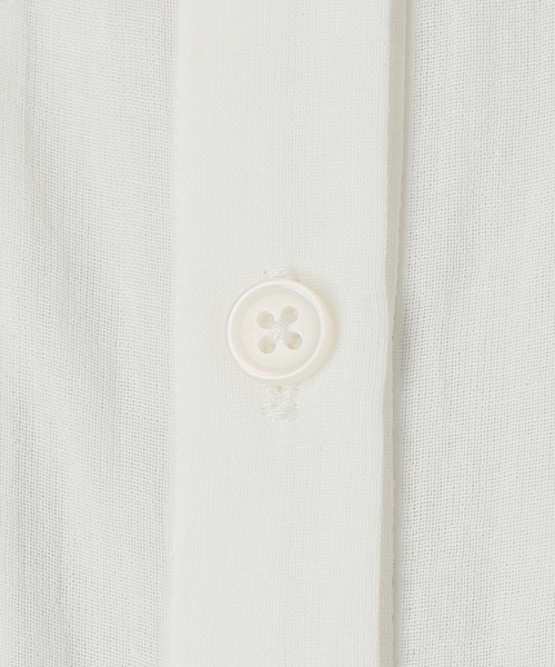 B.C STOCK（ベーセーストック）の「手洗い可 / ピンタックレースブラウス（シャツ/ブラウス・レディース・ブラック/ブルー系その他/ホワイト・FREE）」の12枚目の写真