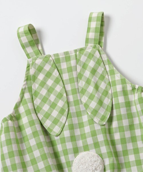 apres les cours(アプレレクール)の「little bunny うさ耳サロペット&インナーセット(その他ベビーウェア・キッズ・グリーン/オレンジ・70/80)」の21枚目の写真